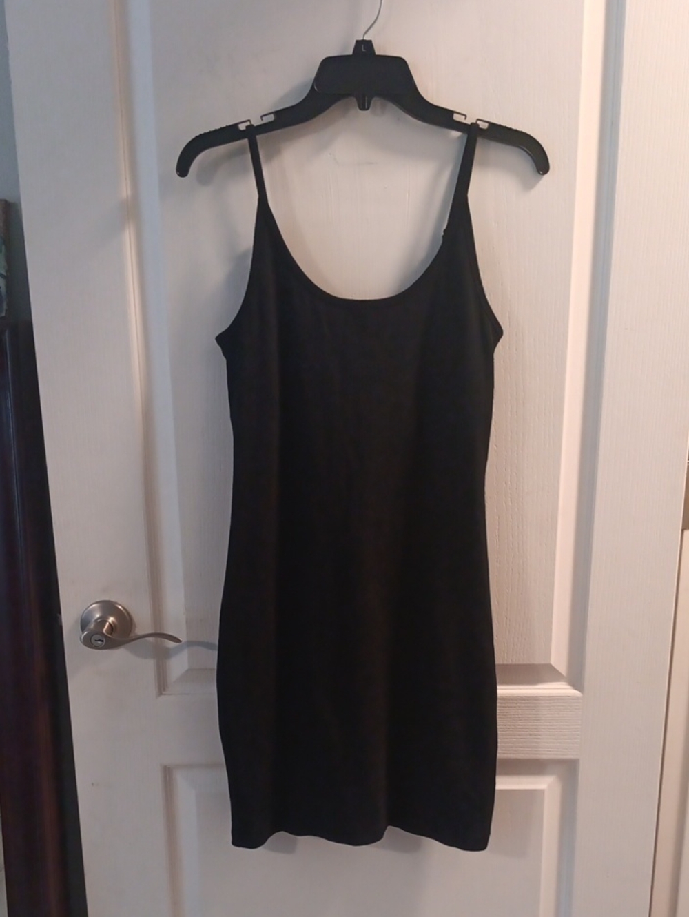 Women’s Black Maxi Slip Dress - Classic Minimalist